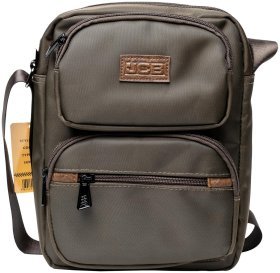 Мужская повседневная сумка из качественного нейлона через плечо JCB B32 зеленого цвета 93963