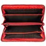 Вместительный женский кошелек из натуральной кожи с плетением Ashwood D81 94063 красного цвета фото №4 Вместительный женский кошелек из натуральной кожи с плетением Ashwood D81 94063 красного цвета modnotak фото - 4