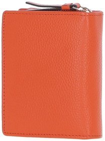 Яркое женское кожаное портмоне Ashwood 94463 (оранжевое)