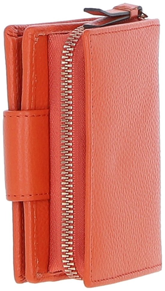 Яркое женское кожаное портмоне Ashwood 94463 (оранжевое) modnotak фото №6