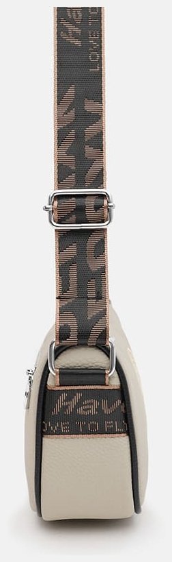 Компактная женская сумка из фактурной кожи Borsa Leather 94663 бежевого цвета фото №4 Компактная женская сумка из фактурной кожи Borsa Leather 94663 бежевого цвета modnotak фото №4