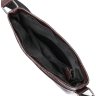 Кожаная современная мужская сумка через плечо коричневого цвета SHVIGEL (11601) - 4