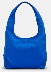 Женская кожаная сумка хобо в синем цвете Yoshi YB31 Meehan 94963 (Великобритания)