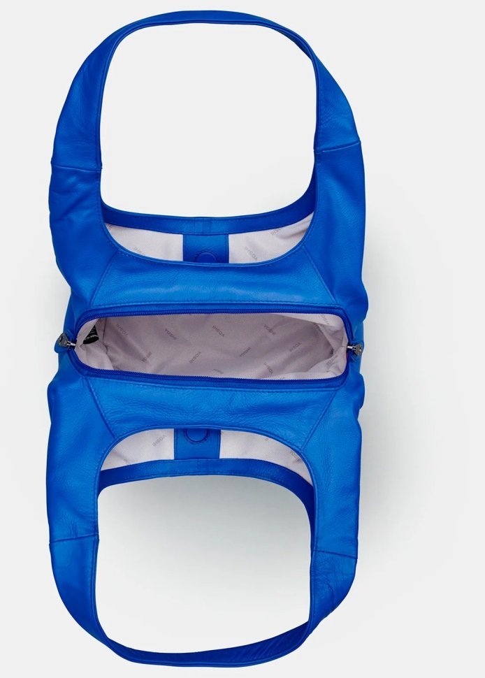 Женская кожаная сумка хобо в синем цвете Yoshi YB31 Meehan 94963 (Великобритания) modnotak фото №2