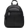 Стильный женский рюкзак среднего размера из черной кожи Keizer (21303) - 1