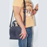 Мужская деловая сумка в стиле винтаж с ручками и ремнем на плечо VATTO (11904) - 12