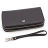 Чорний чоловічий гаманець-клатч на дві блискавки ST Leather (18846) - 4
