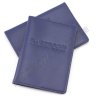 Кожаная обложка синего цвета под паспорт ST Leather (16049) - 1