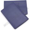 Кожаная обложка синего цвета под паспорт ST Leather (16049) - 5