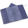 Кожаная обложка синего цвета под паспорт ST Leather (16049) - 3