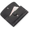 Чорний гаманець з натуральної шкіри морського ската з фіксацією STINGRAY LEATHER (024-18089) - 3
