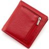 Червоний жіночий гаманець із натуральної шкіри з магнітною фіксацією ST Leather 1767263 - 3