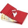 Красный женский кошелек из натуральной кожи с магнитной фиксацией ST Leather 1767263 - 6