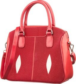 Яркая женская сумка из прочной кожи морского ската STINGRAY LEATHER (024-18514)