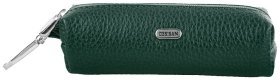 Зеленая женская ключница из фактурной кожи на молнии Desisan 80664