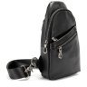 Мужская сумка через плече из натуральной кожи Tiding Bag 90764 Черная modnotak фото - 9