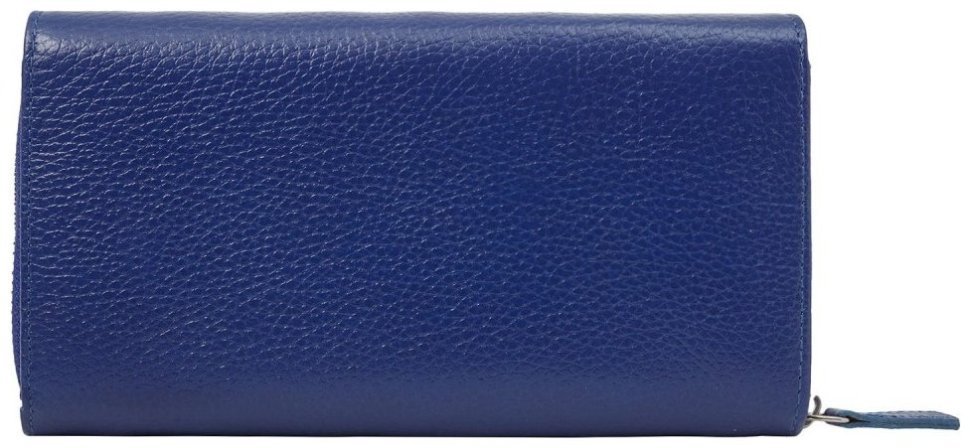 Яркий синий женский кошелек из фактурной кожи с клапаном на магните Desisan 81364 фото №2 Яркий синий женский кошелек из фактурной кожи с клапаном на магните Desisan 81364 modnotak фото №2