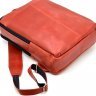 Большой женский кожаный городской рюкзак красного цвета TARWA (19791) - 6