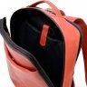 Большой женский кожаный городской рюкзак красного цвета TARWA (19791) - 9