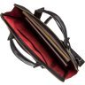 Тонкая кожаная мужская сумка для ноутбука из натуральной кожи SHVIGEL (2419117) - 4