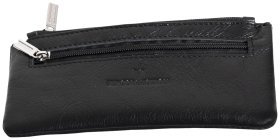 Ключниця шкіряна на блискавці Vip Collection 102564 (чорна)