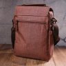 Чоловіча сумка-барсетка з коричневого текстилю Vintage (2421262) - 8