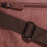 Чоловіча сумка-барсетка з коричневого текстилю Vintage (2421262) - 9