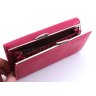 Барвистий шкіряний жіночий гаманець рожевого кольору Canpellini (17415) - 5