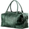 Зеленая дорожная сумка из натуральной высококачественной кожи SHVIGEL (11128) - 1