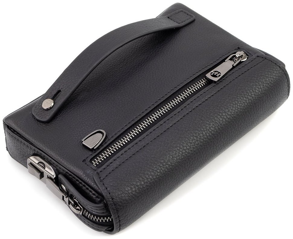 Элитная мужская кожаная барсетка с блокировкой открытия H.T Leather (1559-6) фото №10 Элитная мужская кожаная барсетка с блокировкой открытия H.T Leather (1559-6) modnotak фото №10