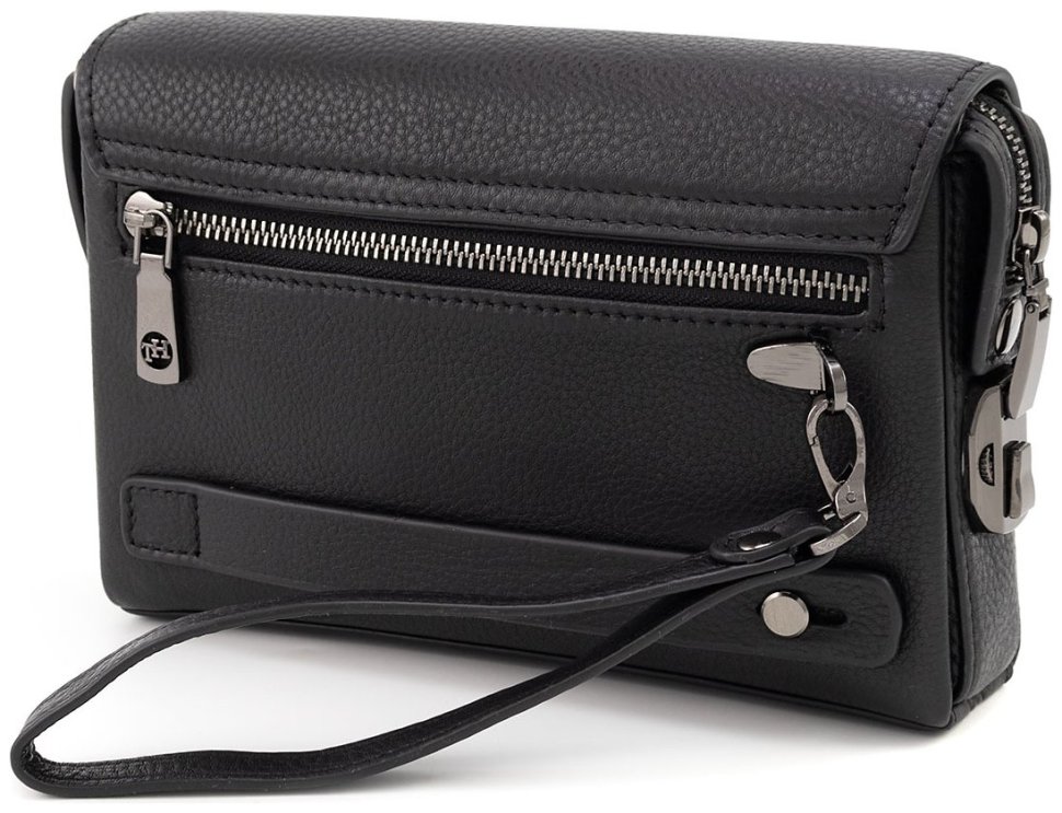 Элитная мужская кожаная барсетка с блокировкой открытия H.T Leather (1559-6) фото №3 Элитная мужская кожаная барсетка с блокировкой открытия H.T Leather (1559-6) modnotak фото №3