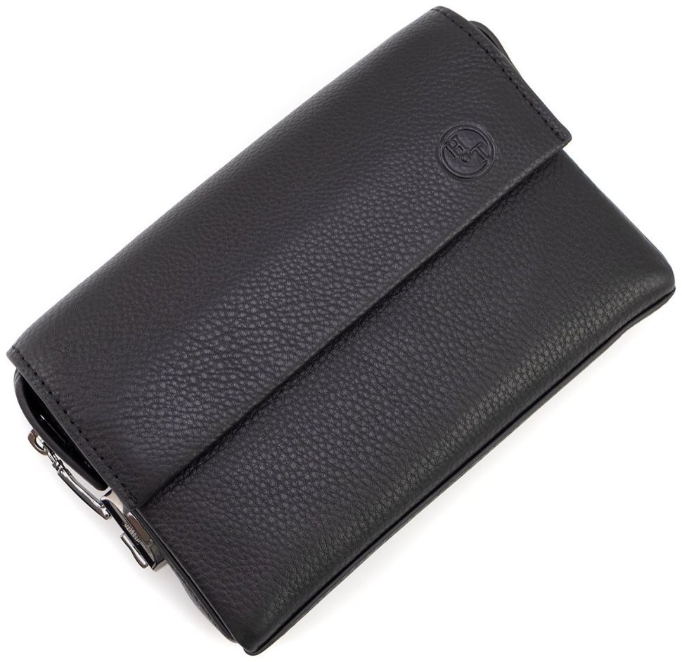 Элитная мужская кожаная барсетка с блокировкой открытия H.T Leather (1559-6) фото №8 Элитная мужская кожаная барсетка с блокировкой открытия H.T Leather (1559-6) modnotak фото №8