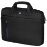 Надежная сумка из нейлона с отделением для ноутбука до 13" черного цвета через плечо 2E Base Park 103464 modnotak фото - 2