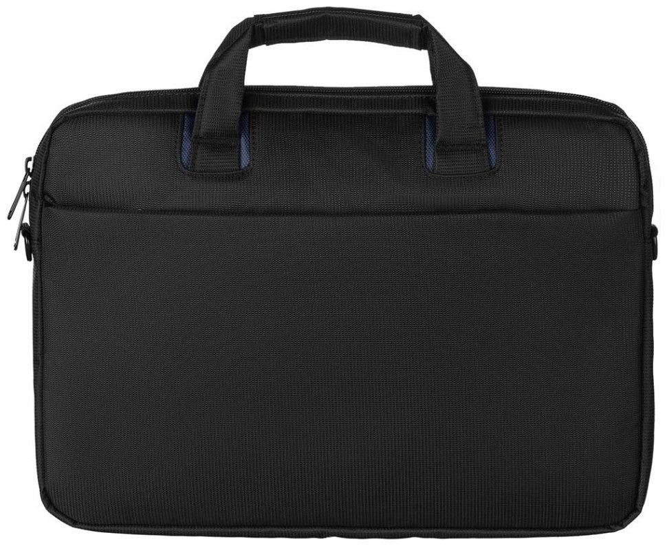 Надежная сумка из нейлона с отделением для ноутбука до 13" черного цвета через плечо 2E Base Park 103464 modnotak фото №4