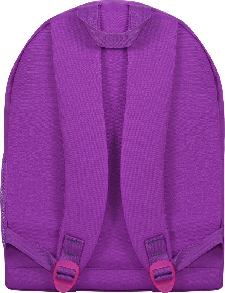 Подростковый рюкзак фиолетового цвета из текстиля с принтом Bagland (54064)
