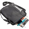 Мужская сумка-планшет с плечевым ремнем из гладкой кожи на молнии SHVIGEL (11098) - 4