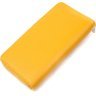 Крупный желтый женский кошелек из натуральной кожи KARYA (2421150)  - 2
