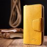 Великий жовтий жіночий гаманець із натуральної шкіри KARYA (2421150) - 7