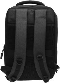 Темно-серый мужской рюкзак из полиэстера под ноутбук до 15 дюймов Remoid 66064
