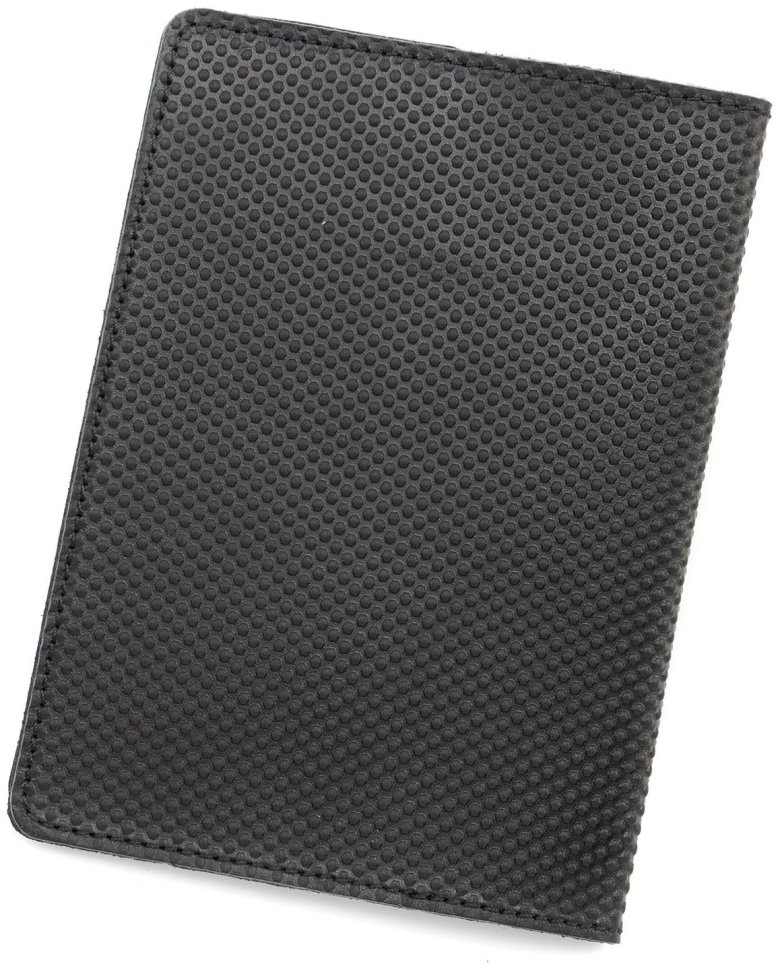 Обкладинка шкіряна на паспорт з тисненням ефект точок Passport Ukraine 97764 чорного кольору фото №3 Обкладинка шкіряна на паспорт з тисненням ефект точок Passport Ukraine 97764 чорного кольору modnotak фото №3
