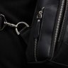 Мужская кожаная сумка-рюкзак большого размера в черном цвете TARWA (21662) - 8