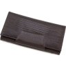 Жіночий гаманець коричневого кольору з натуральної шкіри під рептилію Tony Bellucci (10865) - 4