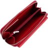 Красный кошелек из натуральной кожи крупного размера ST Leather (15603) - 6