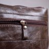 Невелика чоловіча сумка-планшет із натуральної шкіри коричневого кольору SHVIGEL (11136) - 10