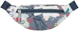 Жіноча сумка на пояс із Оксфордського текстилю з принтом квітки Bagland 111365