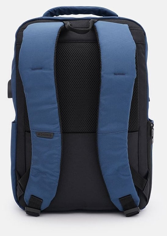 Мужской рюкзак из синего полиэстера на молнии Aoking 71565