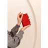 Женский кожаный блокнот формата А6 (Софт-бук) красного цвета на резинке - BlankNote (41965) - 2