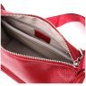 Напівкругла сумка для жінок із фактурної шкіри червоного кольору Vintage 103165 фото №8 Напівкругла сумка для жінок із фактурної шкіри червоного кольору Vintage 103165 modnotak фото - 8