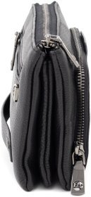 Кожаная мужская вместительная барсетка-клатч H.T Leather (5215-5)