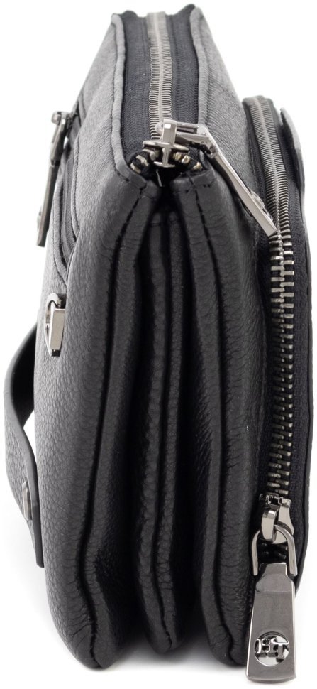 Кожаная мужская вместительная барсетка-клатч H.T Leather (5215-5) modnotak фото №2